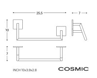 MEDIDAS TOALLERO ARO STICK COSMIC